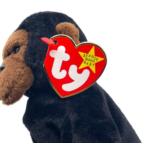 TY Beanie Baby Babies CONGO the Gorilla #4160 Vintage 90s RETIRED Stuffed Animal - Picture 5 of 9